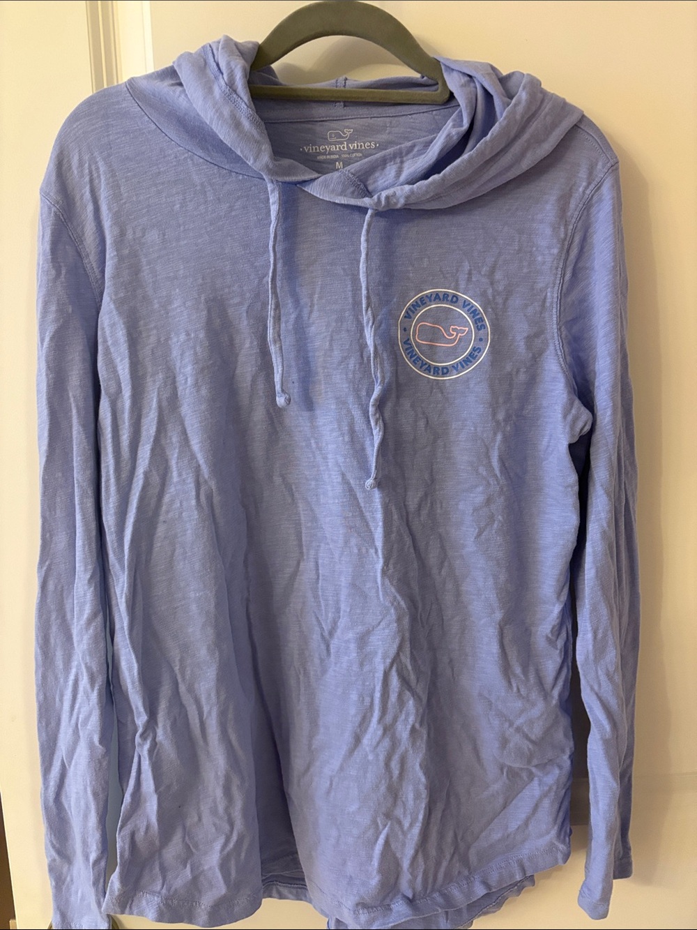 Vineyard Vines Light Blue Long Sleeve Hoodie Tee